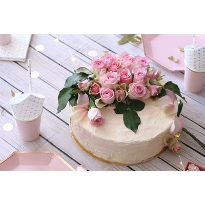 Konfetti Cirklar Rosé