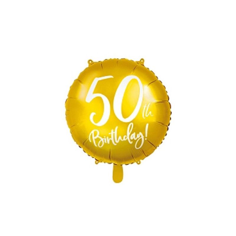 Folieballong Guld 50 år