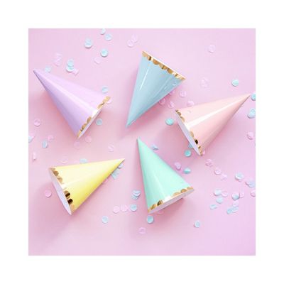 Partyhattar Pastell-Mix