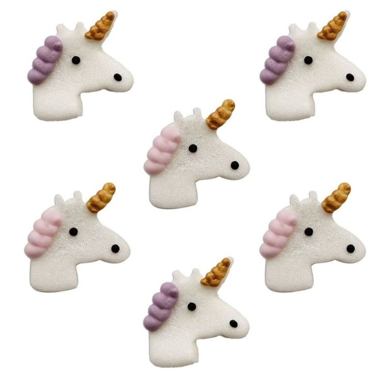Sockerdekorationer Unicorn
