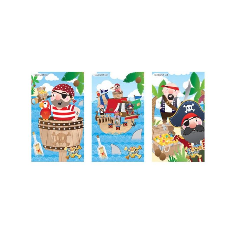 Anteckningsbok Pirat 4-pack