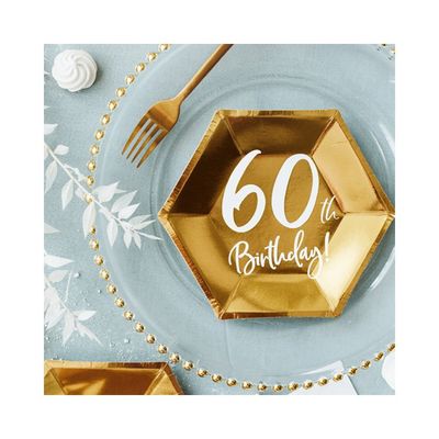 Pappersassietter 60 år Guld