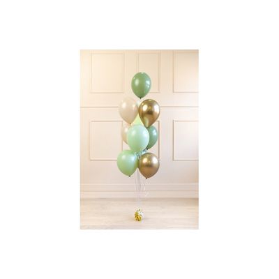 Ballongbukett grön/guld