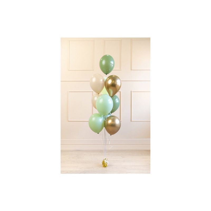 Ballongbukett grön/guld