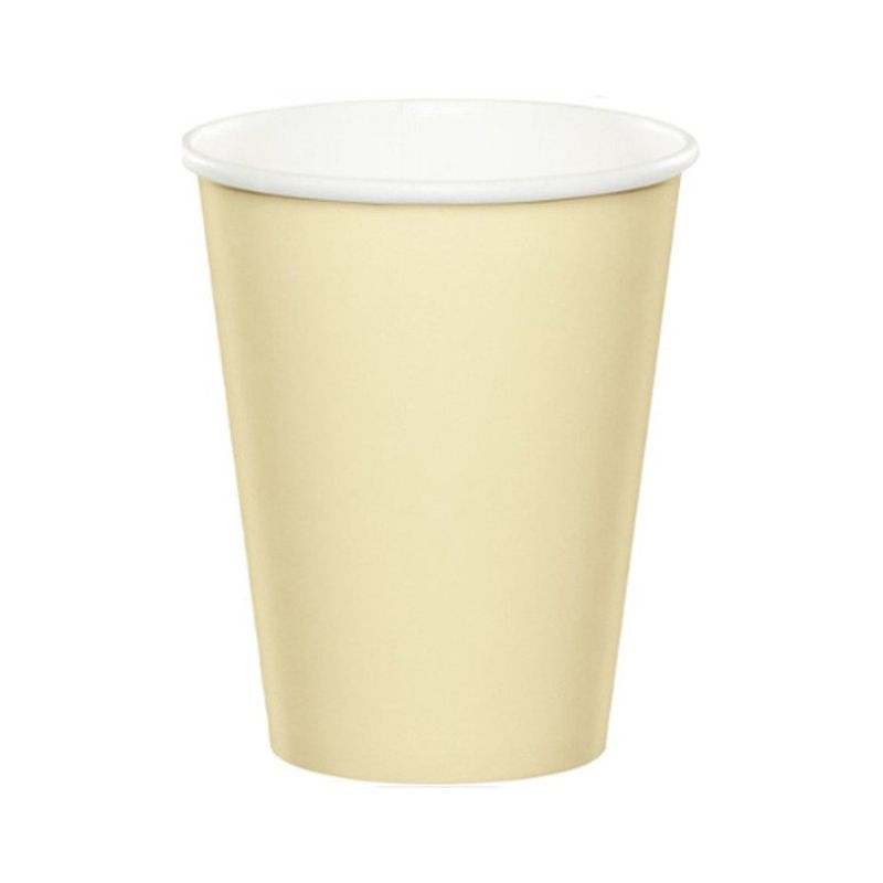 Pappersmuggar Ivory/Gräddvit 14-pack