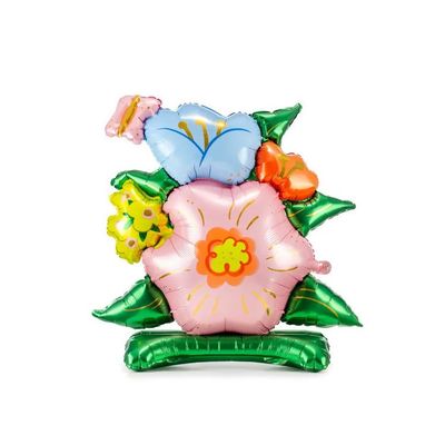 Stående Folieballong Blommor