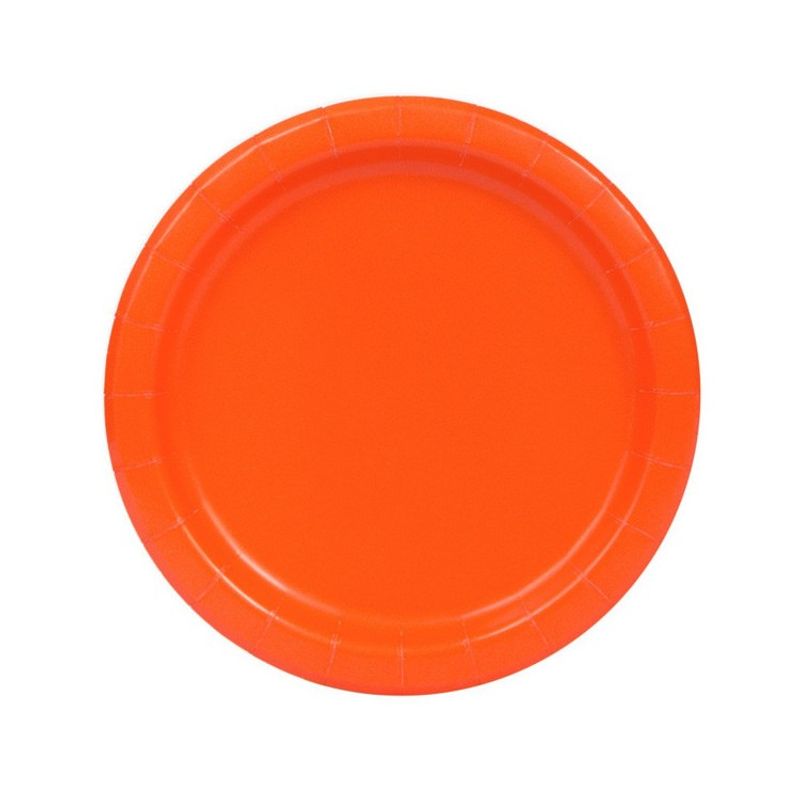 Papperstallrikar Orange