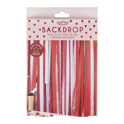 Backdrop Röd Mix