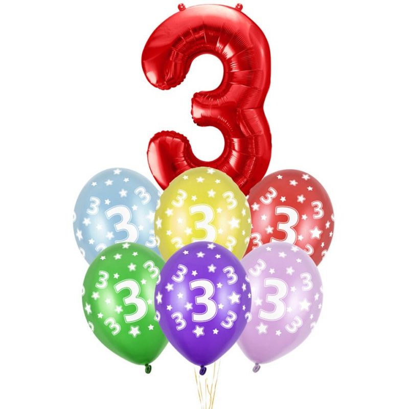 Ballongbukett 3 år