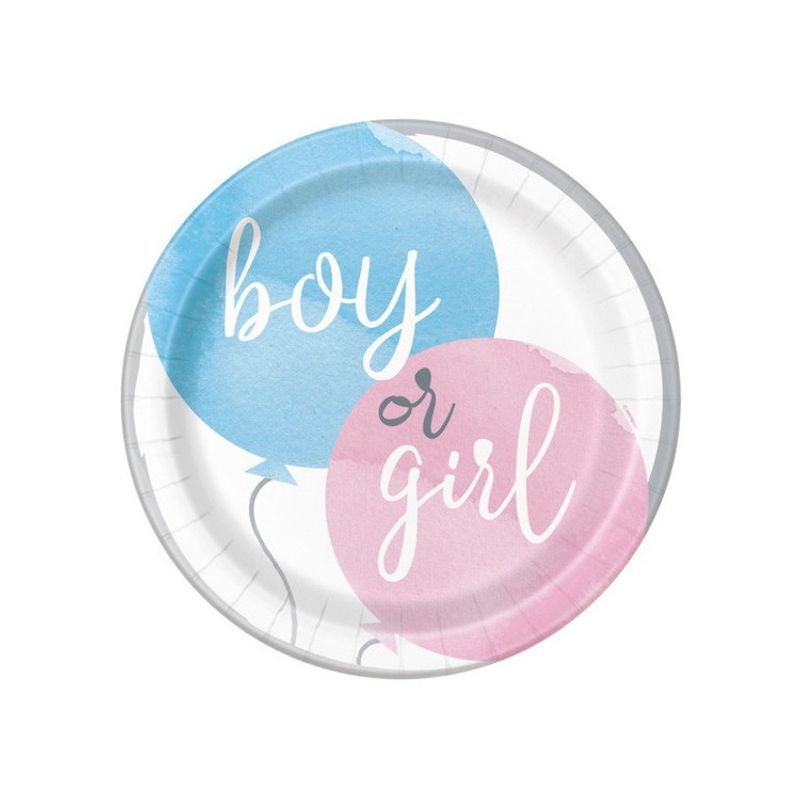 Papperstallrikar 8-pack Boy or Girl