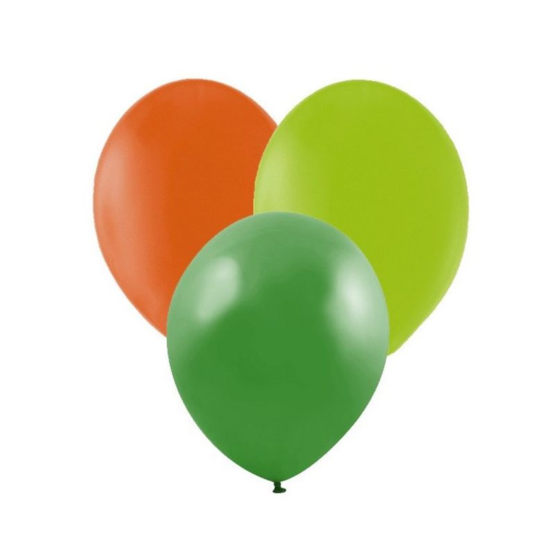 Ballonger Grön, Lime, Orange