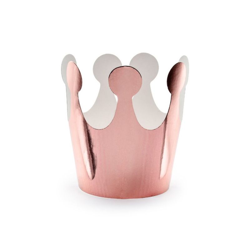 Party Krona Roséguld 6-pack