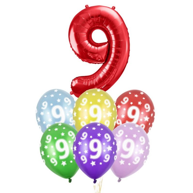 Ballongbukett 9 år