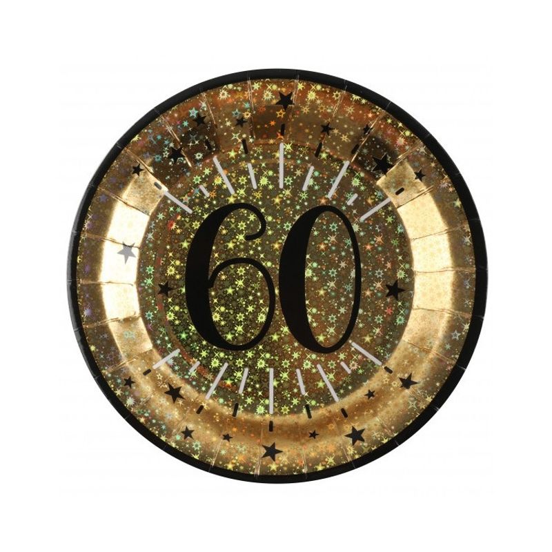 Papperstallrikar Sparkling 60 år