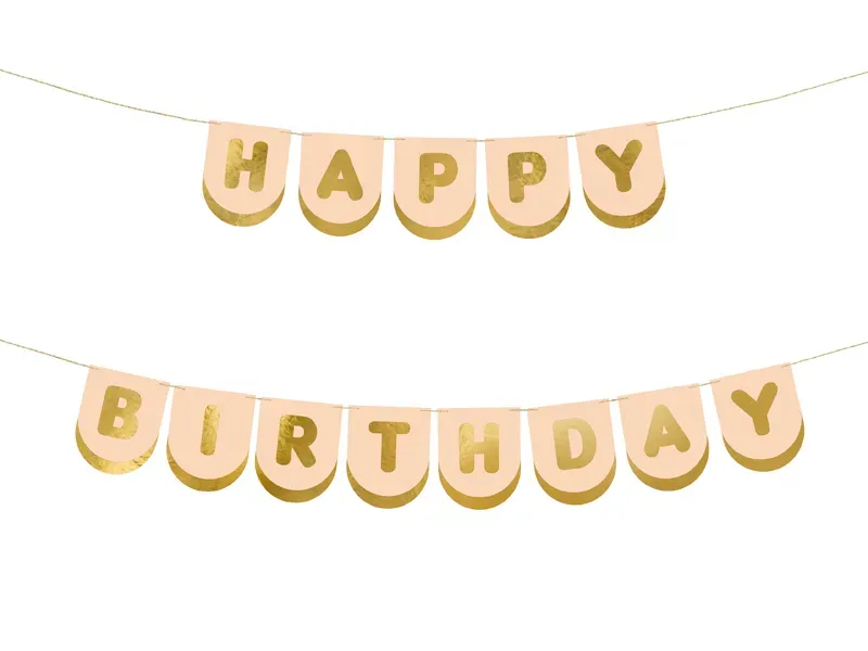 Giralng Happy Birtday, 150x30cm