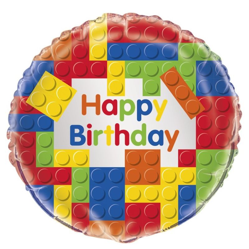 Folieballong Lego Happy Birthday