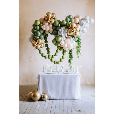 Länkande ballonger, olivgrön