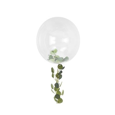 Jätteballong med gröna blad