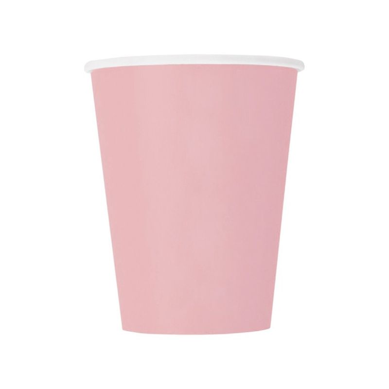 Pappersmuggar Rosa 8-pack