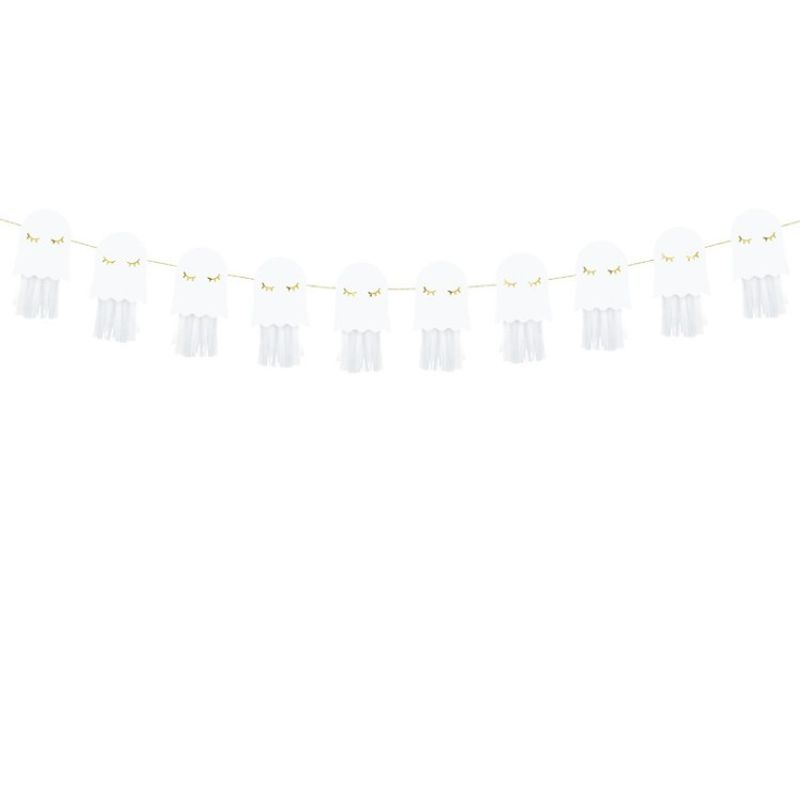 Pappersgirlang Spöken med Tassels
