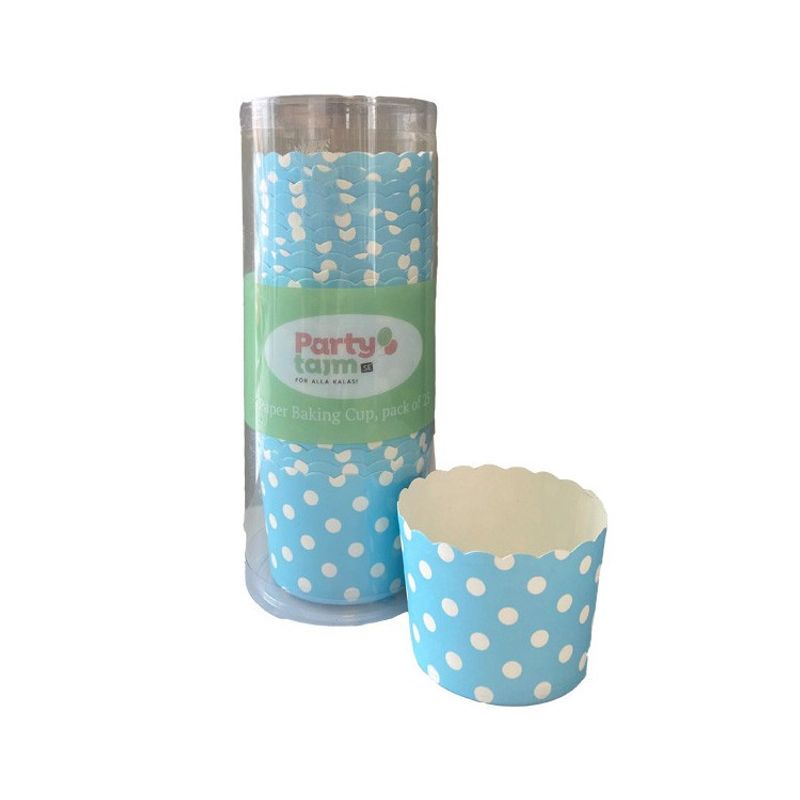 Muffinsformar, Snacksbägare Babyblå Dots