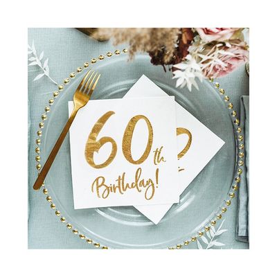 Servetter Vita 60 år