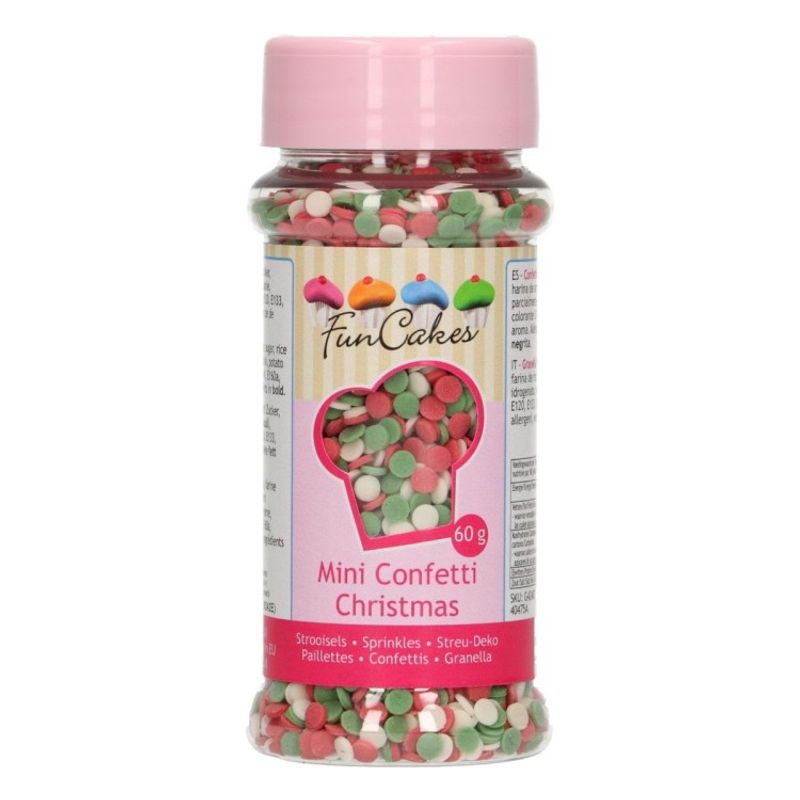 Kakströssel Konfetti Julmix