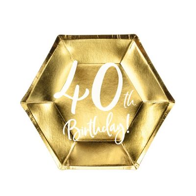 Pappersassietter 40 år Guld
