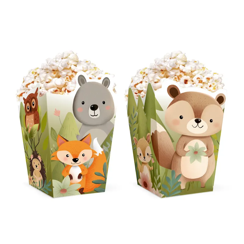 Popcornbox Skogens Vänner, 6-pack