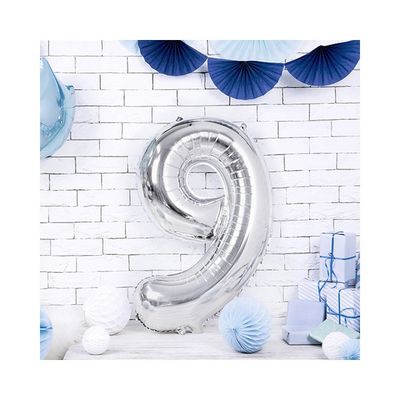 Sifferballonger Silver, 86 cm