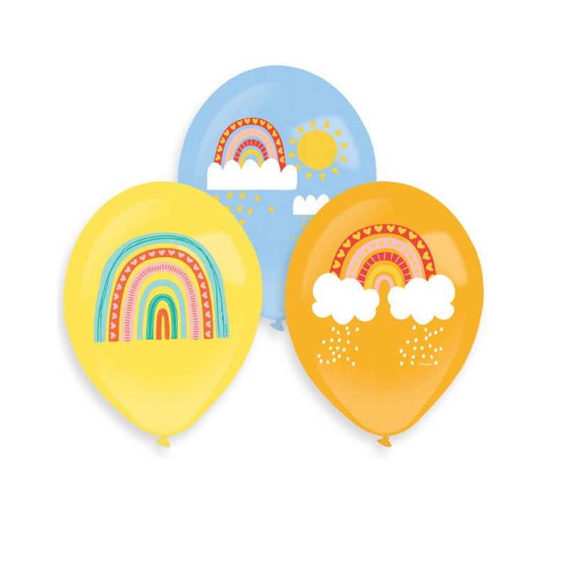 Ballonger Regnbåge Retro