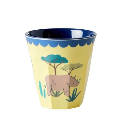 Rice Melaminmugg Small - Mixade motiv