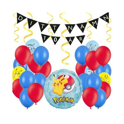 Personligt dekorationskit Pokémon kalas