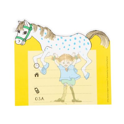 Inbjudningskort Pippi Långstrump, 8-pack