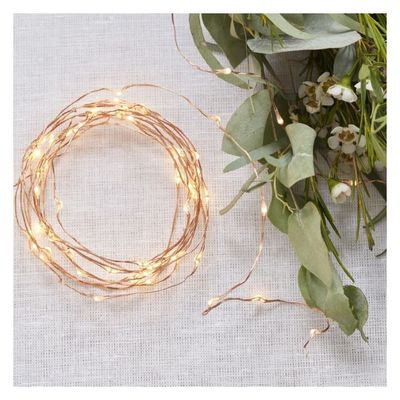 LED Ljusslinga guld