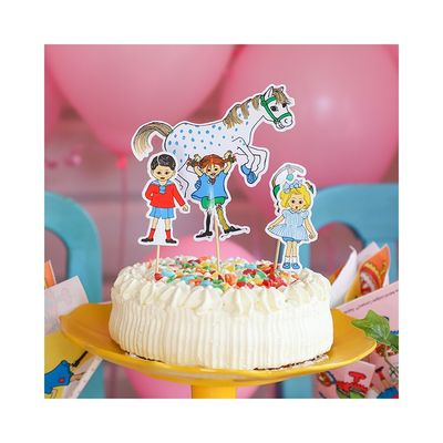 Pippi Långstrump Cake Topper