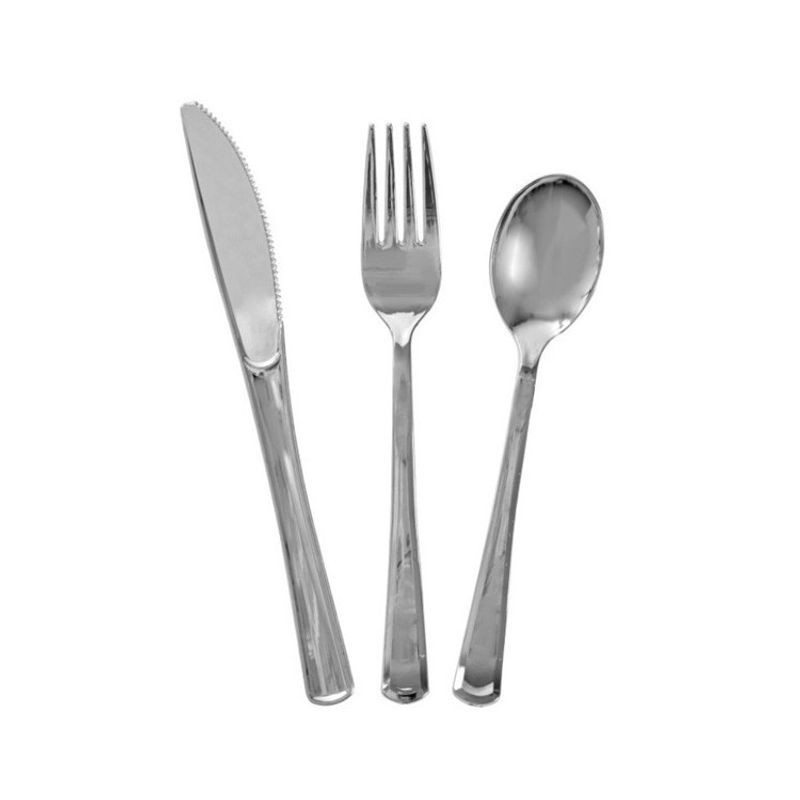 Plastbestick Silver