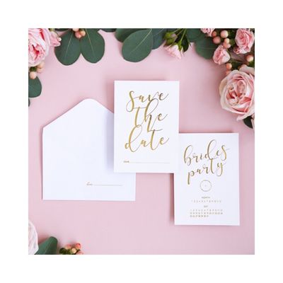 Save the Date-kort för Möhippa