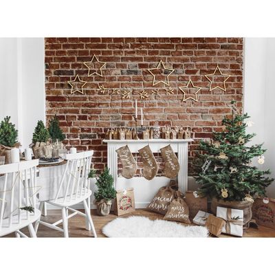 Julstrumpa i Juteväv - Daddy