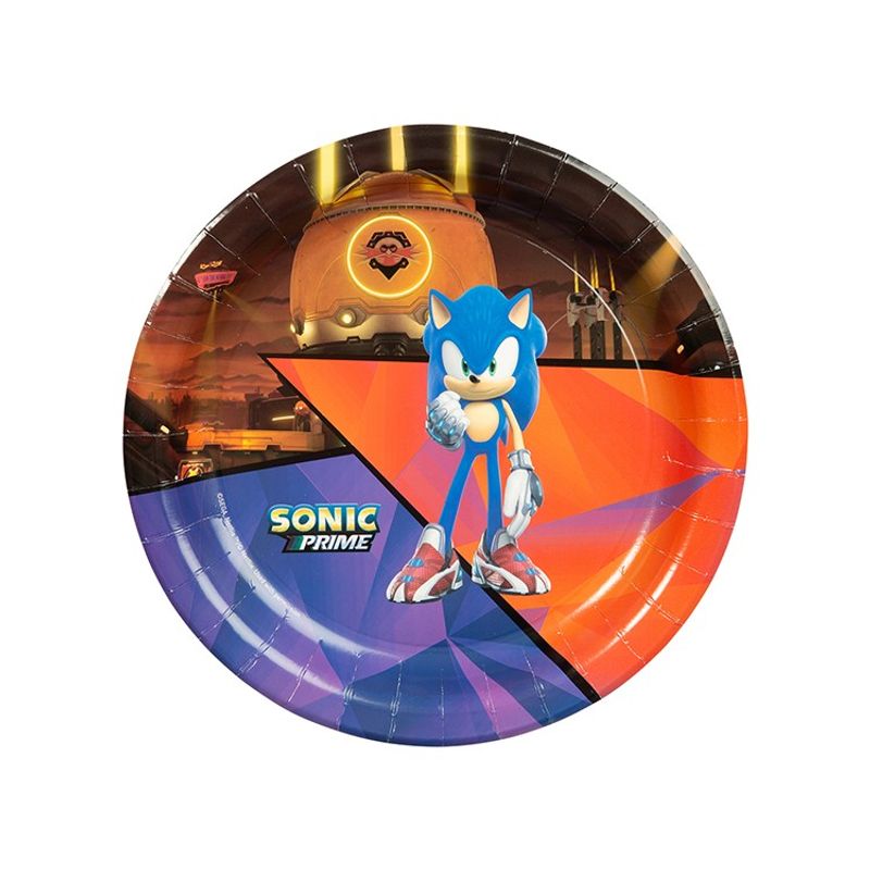 Papperstallrikar Sonic 8-pack