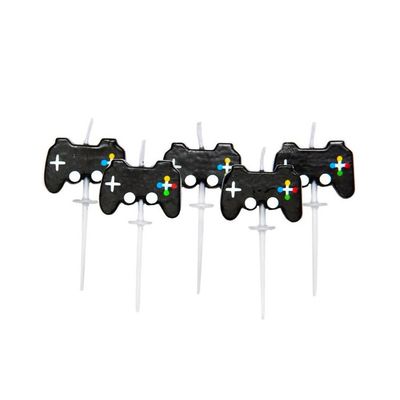 Tårtljus Gaming Party 5-pack