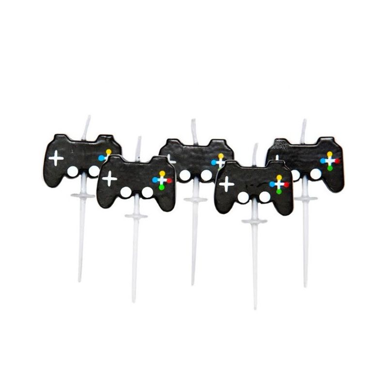 Tårtljus Gaming Party 5-pack