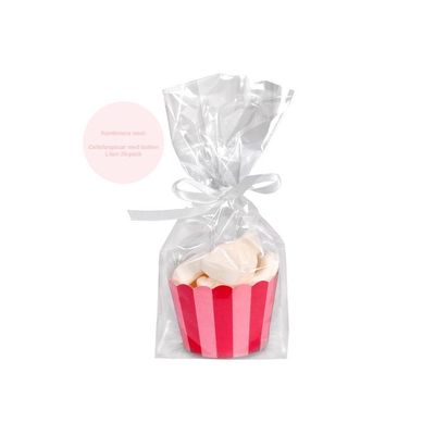 Muffinsformar, Snacksbägare Hot Pink Rand