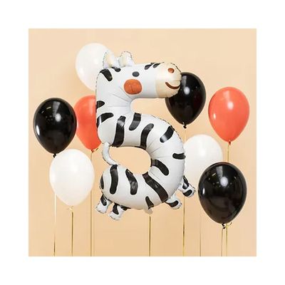 Sifferballong 5, Zebra