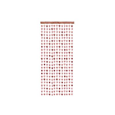 Draperi Hjärtan Roséguld