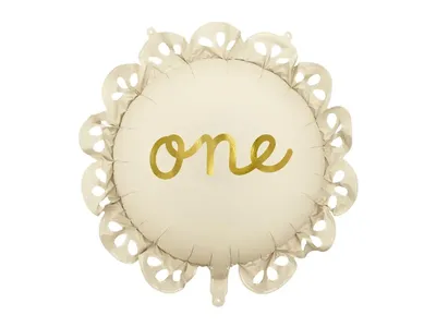 Foileballong med volang, "One"
