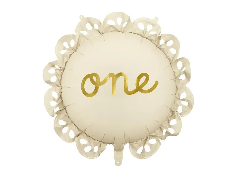 Foileballong med volang, "One"