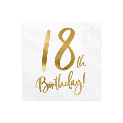 Servetter Vita 18 år