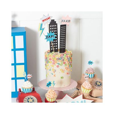Cupcake Kit Superhjältar - Meri Meri
