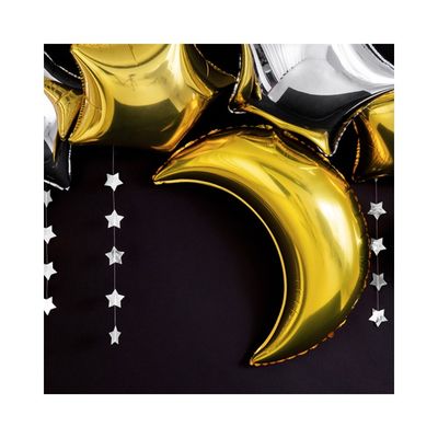 Folieballong Måne guld
